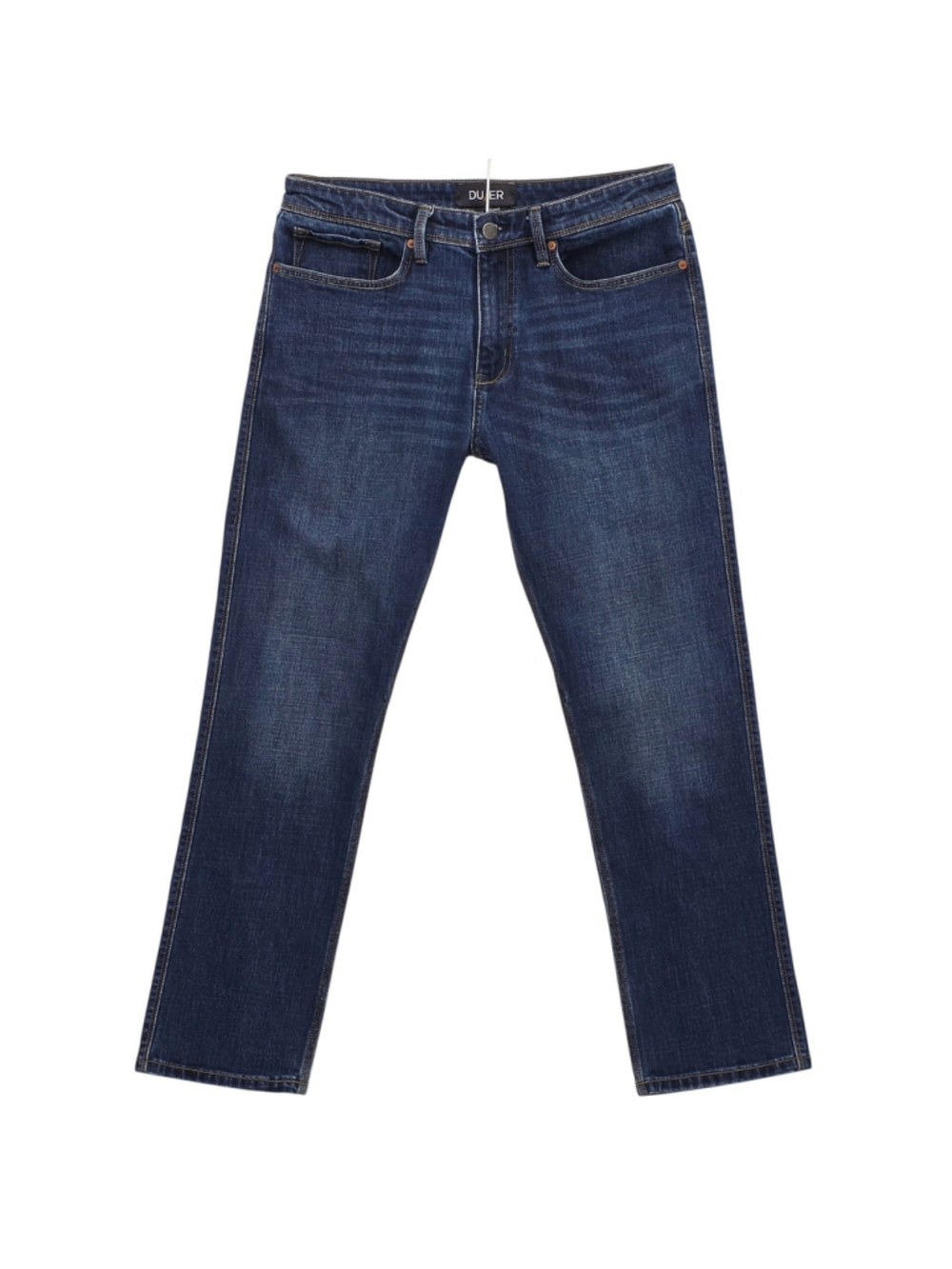 DU/ER L2X Straight Leg Jeans Mens 34x30 Dark Wash Performance Stretch Coolmax